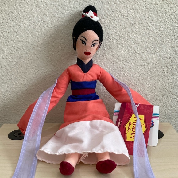 Disney Other - Disney Mulan Mini Bean Bag Plush Pink Matchmaker Outfit Collectible